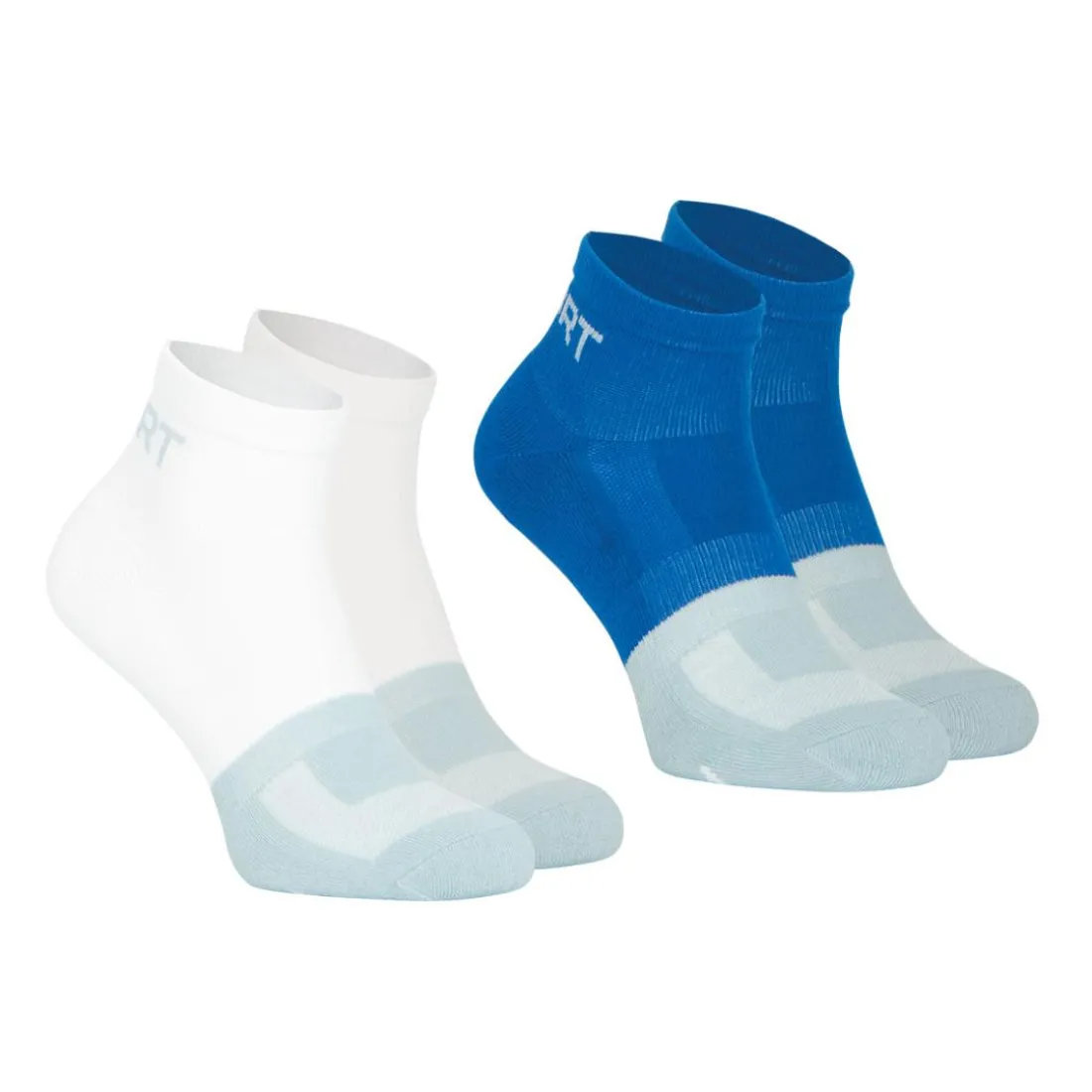 Lot de 2 paires de chaussettes homme quarter Fresh Athena blanc