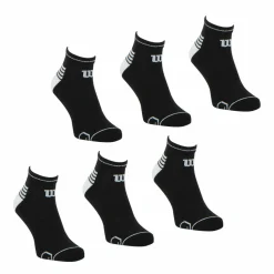 Lot de 6 paires de chaussettes basses homme Access Wilson Noir