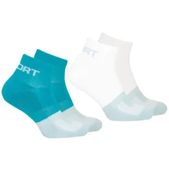 Lot de 2 paires de chaussettes homme quarter Fresh Athena bleu