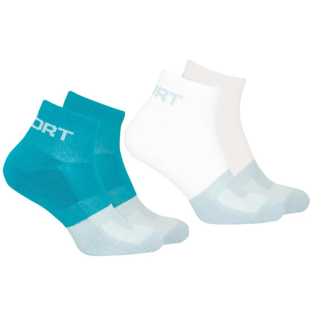 Lot de 2 paires de chaussettes homme quarter Fresh Athena bleu