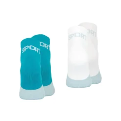 Lot de 2 paires de chaussettes homme quarter Fresh Athena bleu