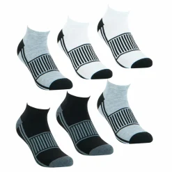 Lot de 6 paires de chaussettes basses homme Lifestyle Wilson Gris