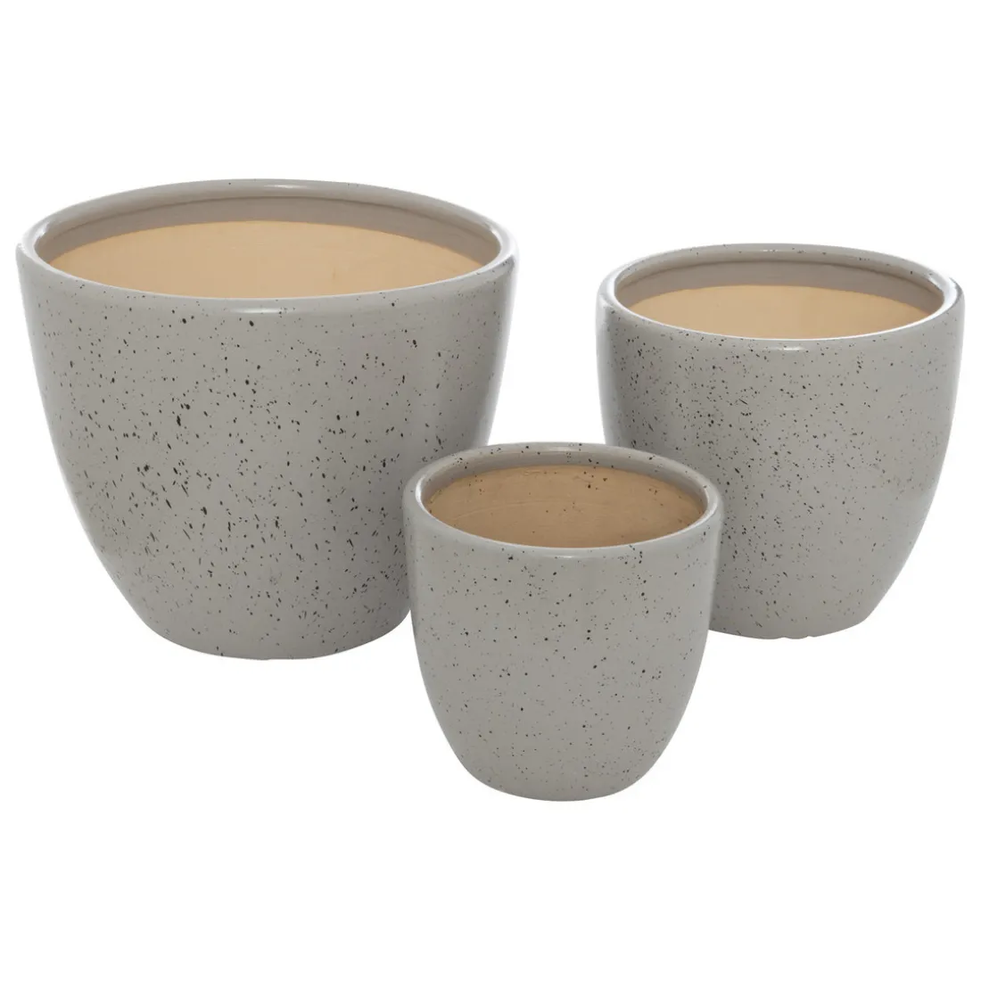 Lot de 3 pots