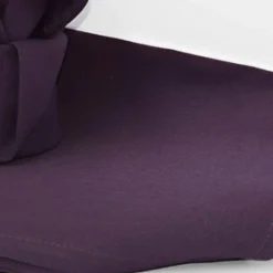 Lot de 12 Serviettes ARC EN CIEL Aubergine 44 x 44 cm