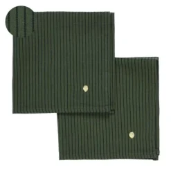 Lot de 2 serviettes de table LEONIE Mousse 40 x 40