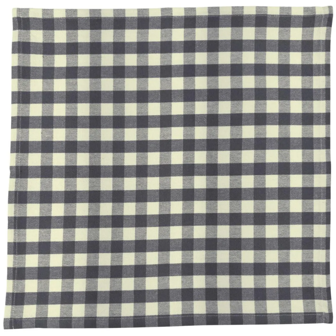 Lot de 3 Serviettes de table en coton DOULIANAP 45x45 cm gris