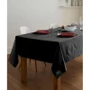 Lot de 6 Serviettes en Coton Noir