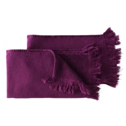 Lot de 2 serviettes invités LUNA Purple rain 50 x 30