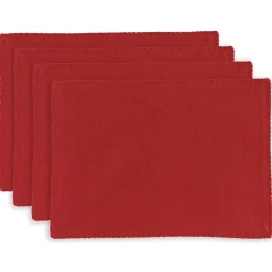Lot de 4 sets de table recyclés Delia Tango 33 x 45