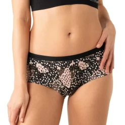 Lot de 3 shortys femme Ecopack Mode Athena noir en coton