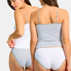 Lot de 2 Slips - Blanc-Gris