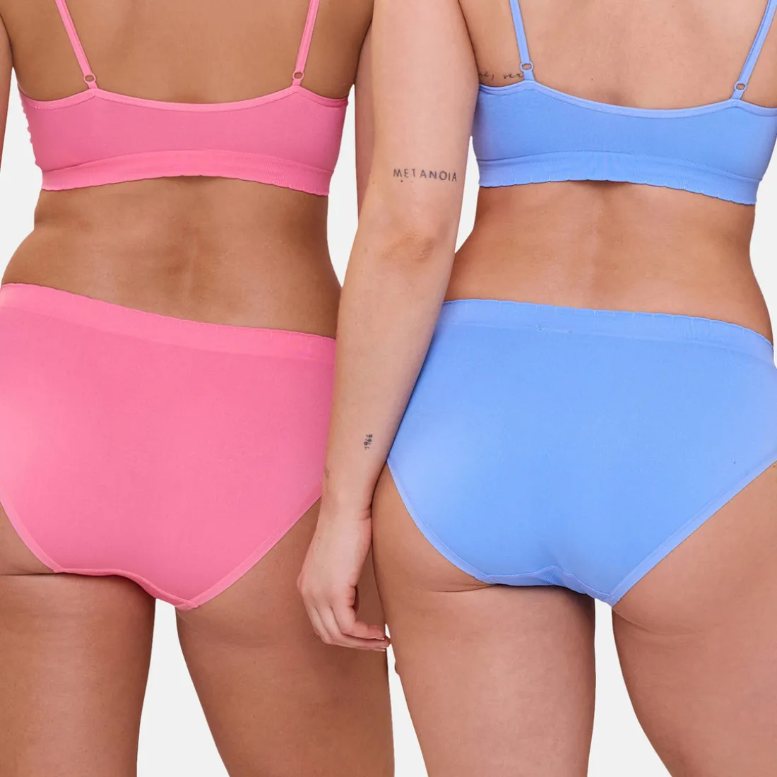 Lot de 2 slips - Bleu et Rose