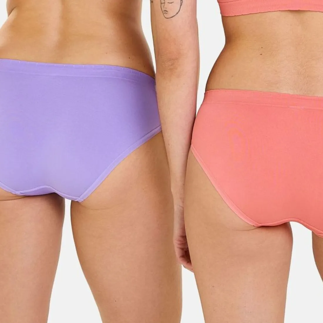 Lot de 2 slips - Rose Lantana + Violet