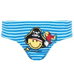 Lot de 3 slips Boy Little Pirate by Smiley POMM'POIRE - Multicolore en coton