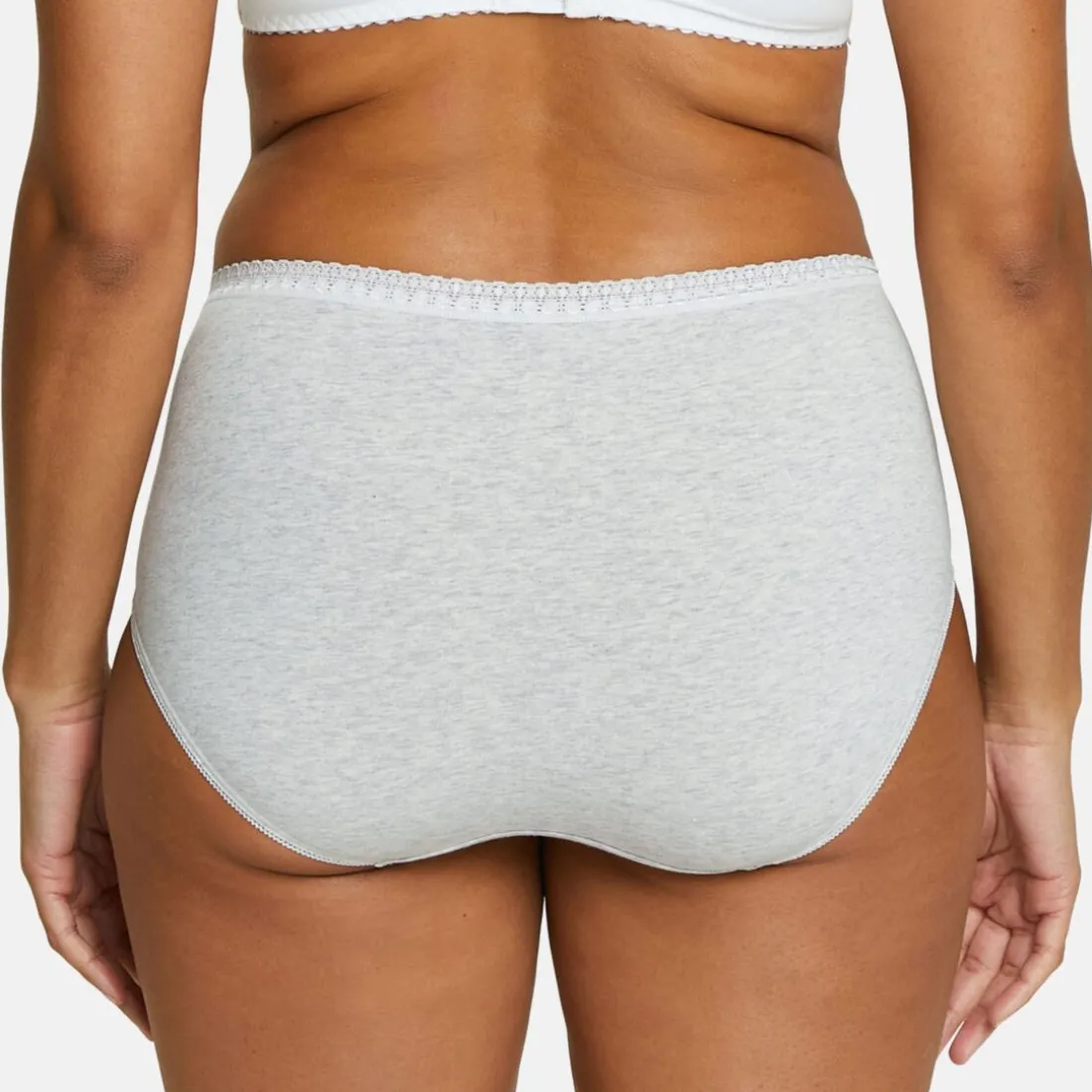 Lot de 2 slips en coton biologique Gris
