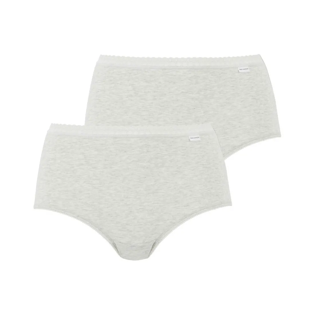 Lot de 2 slips en coton biologique Gris