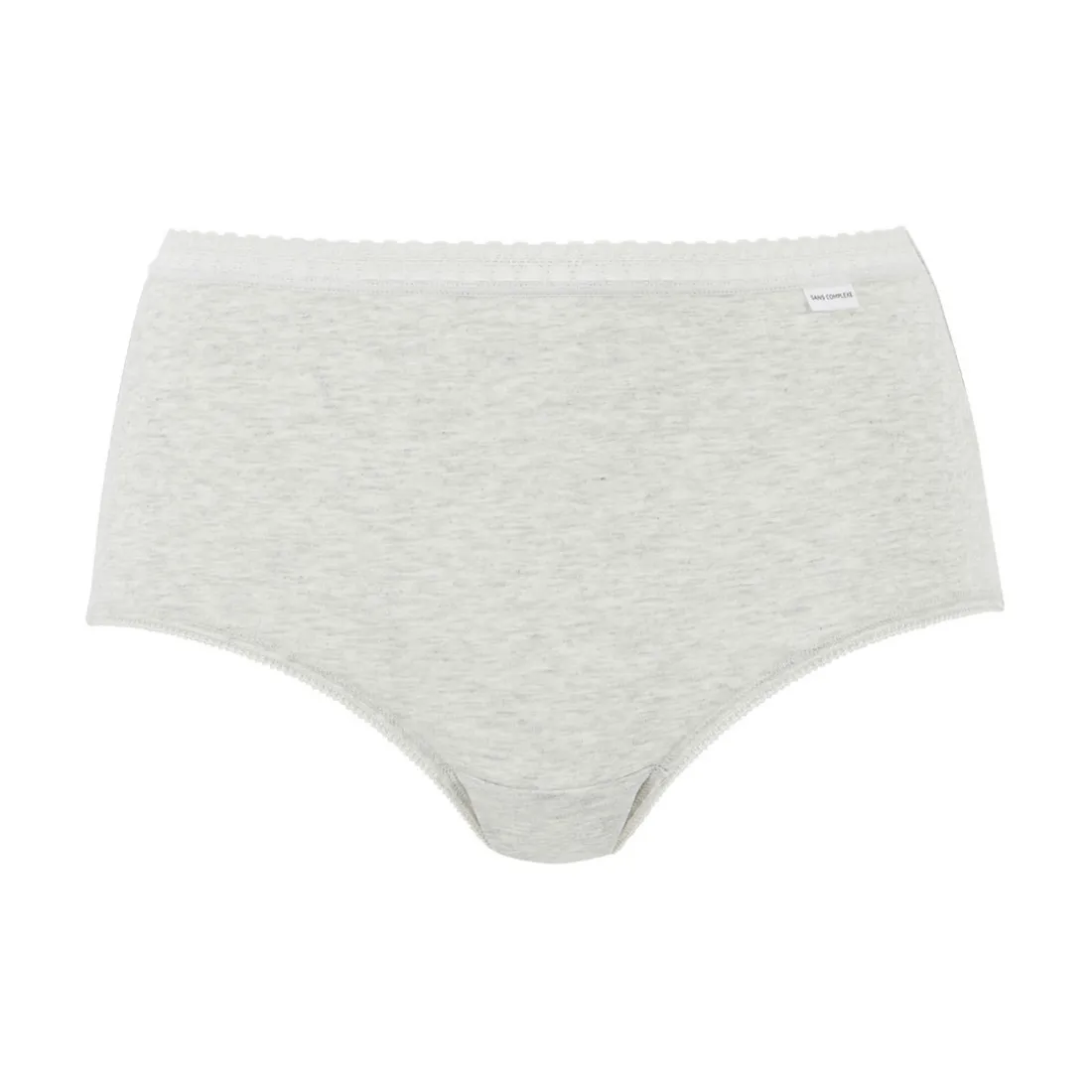 Lot de 2 slips en coton biologique Gris