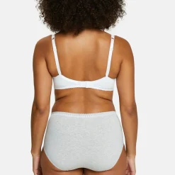 Lot de 2 slips en coton biologique Gris