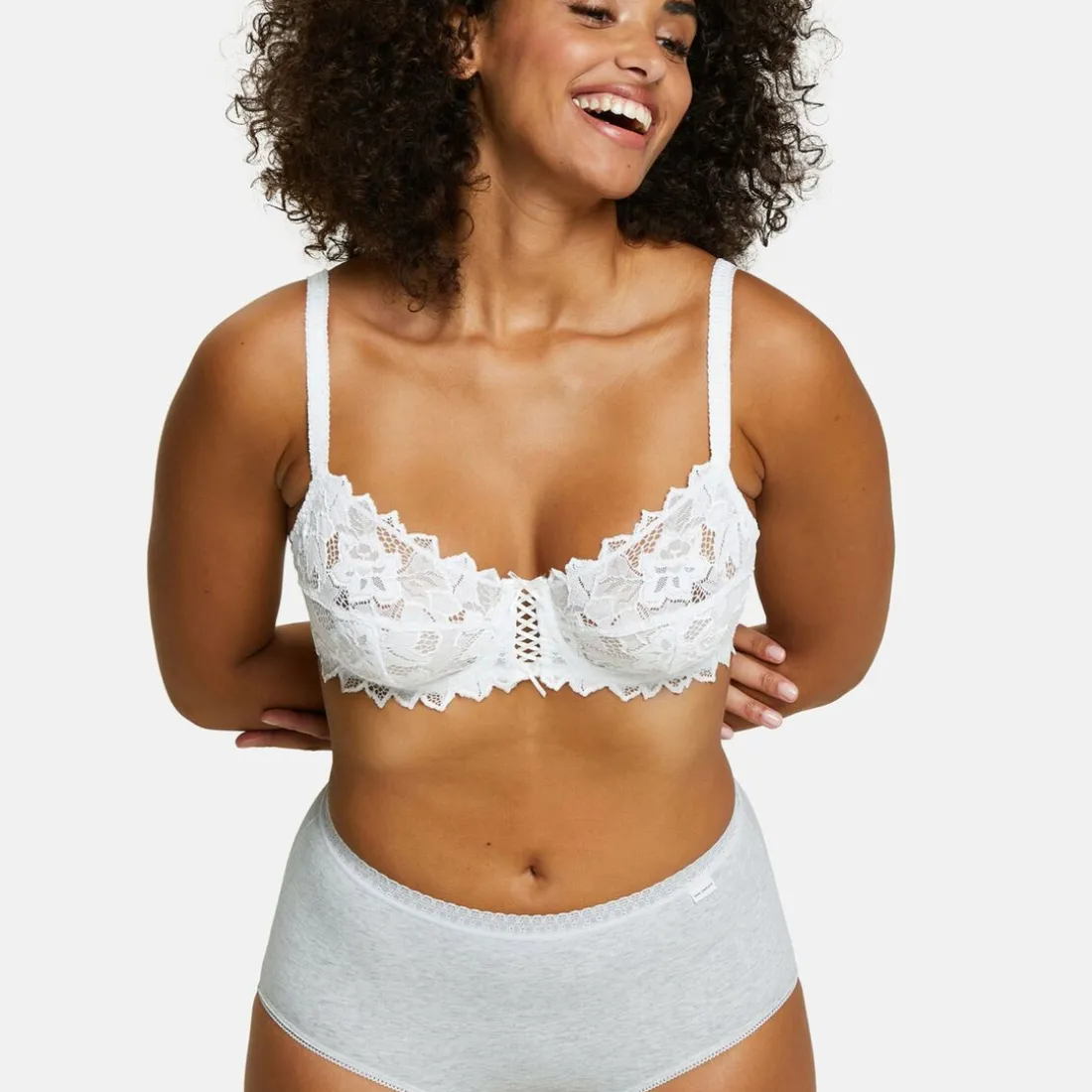 Lot de 2 slips en coton biologique Gris