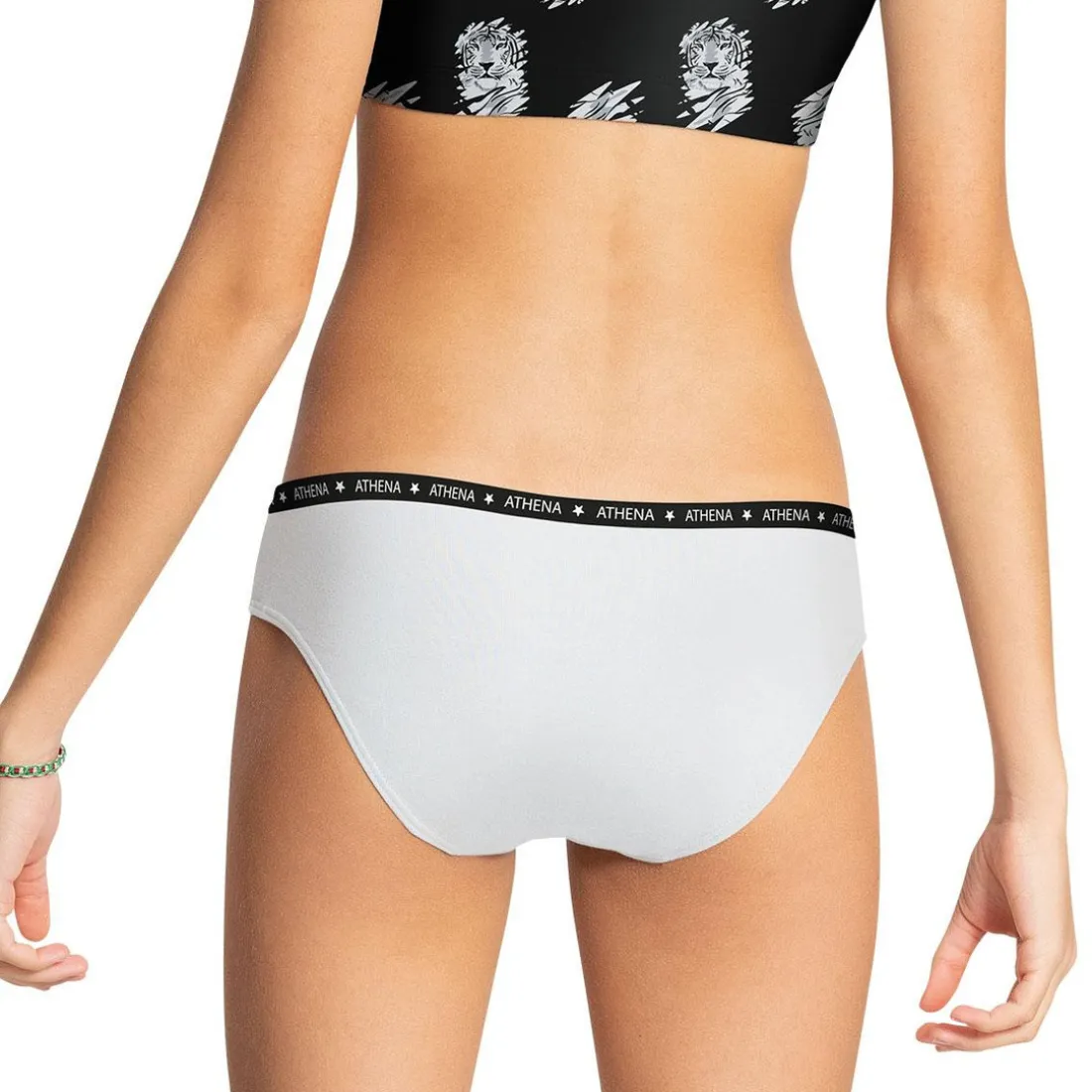 Lot de 3 slips fille Ecopack Girl Mode