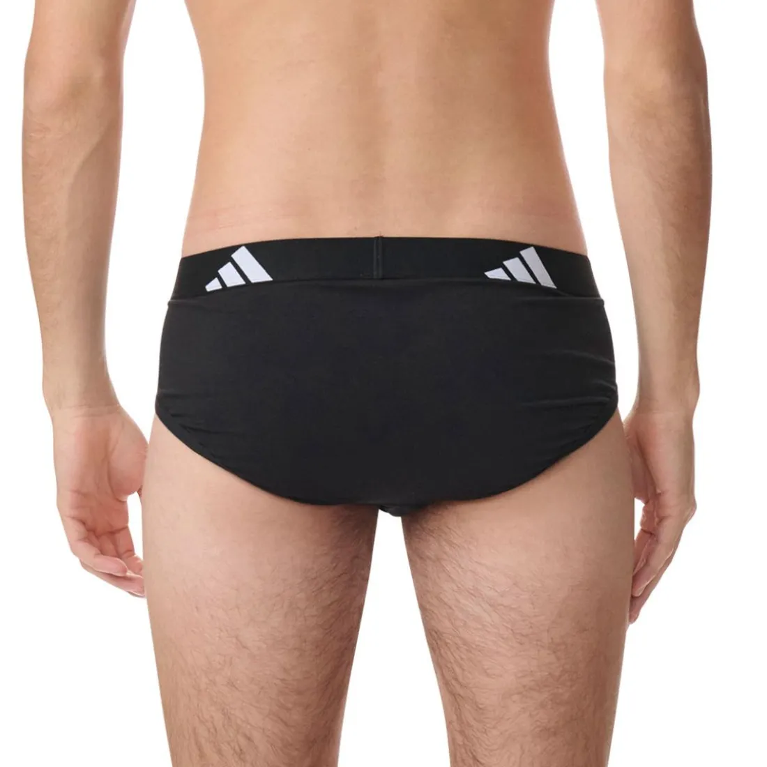 Lot de 2 slips homme Active Flex Cotton Adidasport gris en coton