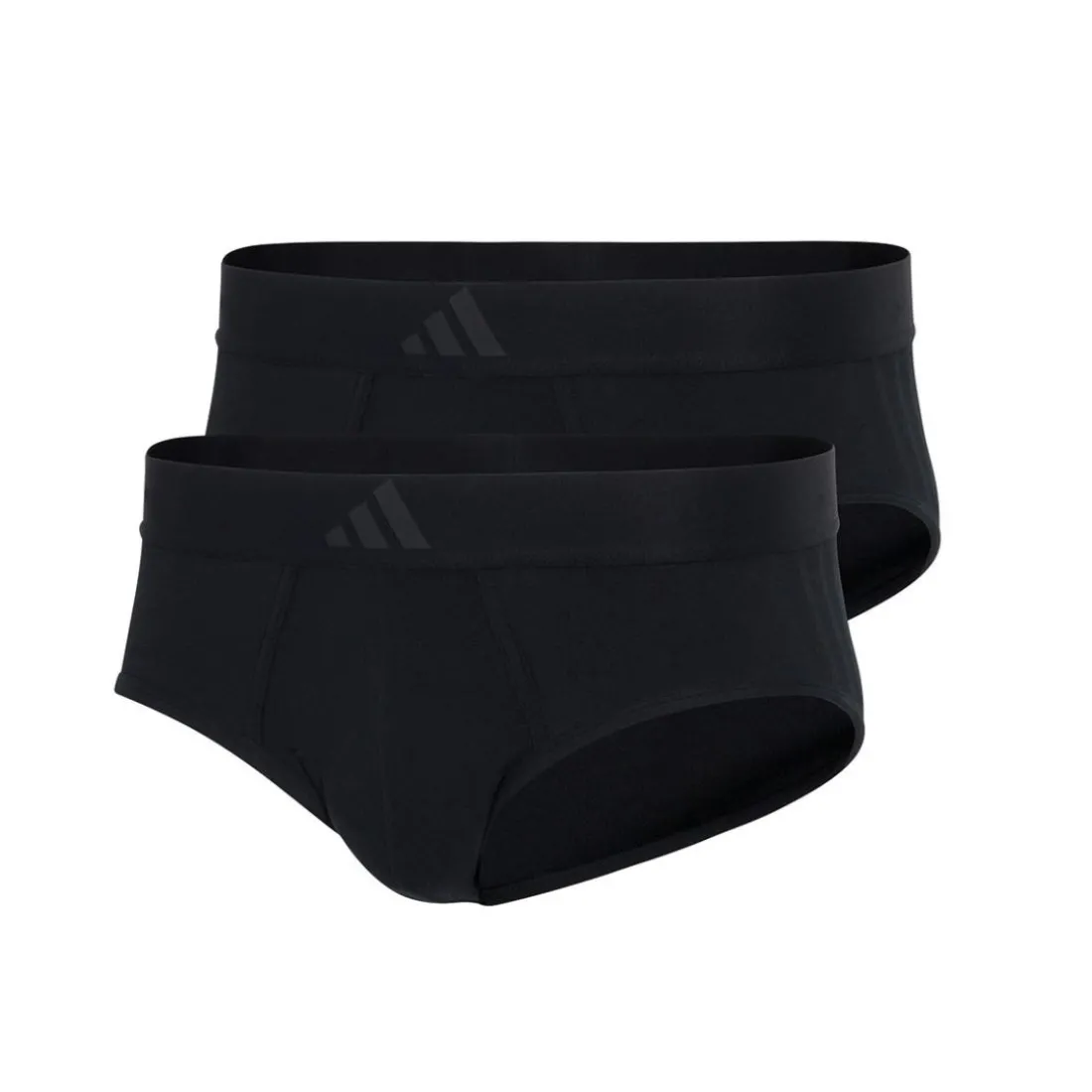 Lot de 2 slips homme Active Flex Cotton 3tripes Adidasport noir en coton