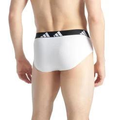 Lot de 3 slips homme Active Flex Cotton Adidasport gris en coton