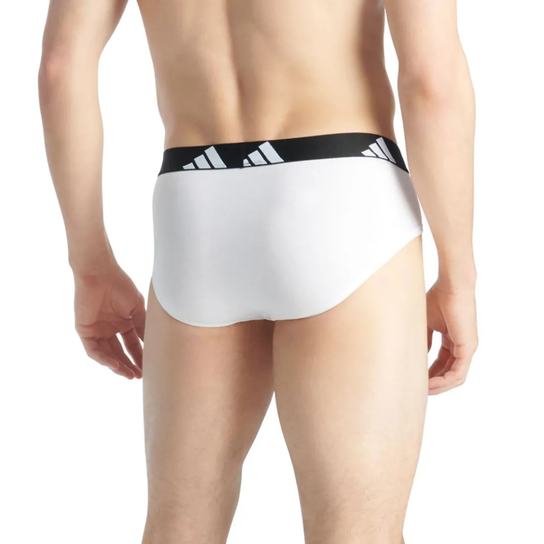Lot de 3 slips homme Active Flex Cotton Adidasport gris en coton