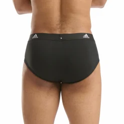 Lot de 3 slips homme Active Flex Coton Adidas noir