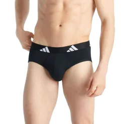 Lot de 3 slips homme Active Flex Cotton Adidasport noir en coton