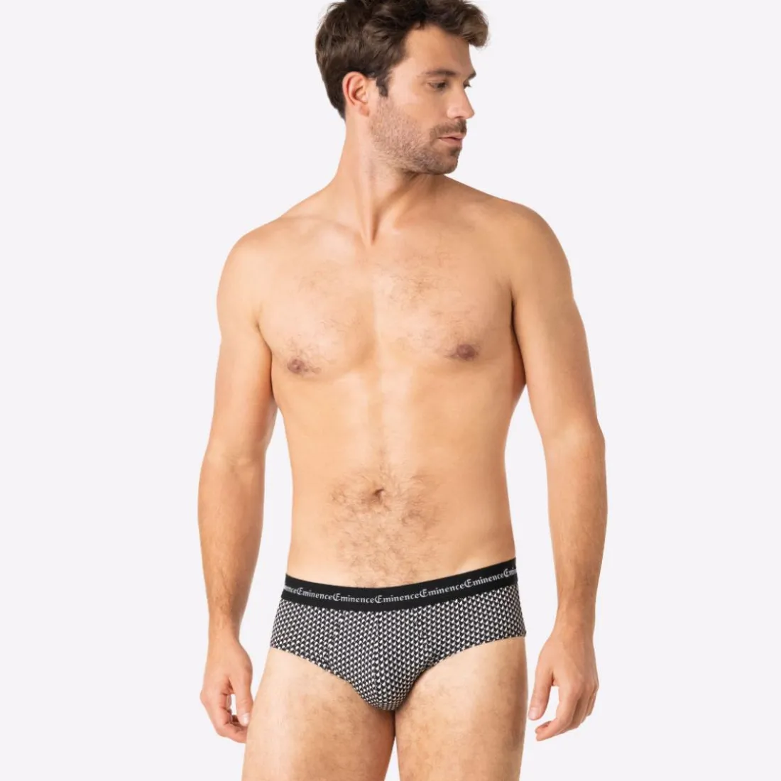Lot de 3 slips homme Business Print Eminence multicolore en coton