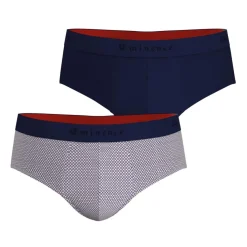 Lot de 2 slips homme Faits en France Eminence bleu noir