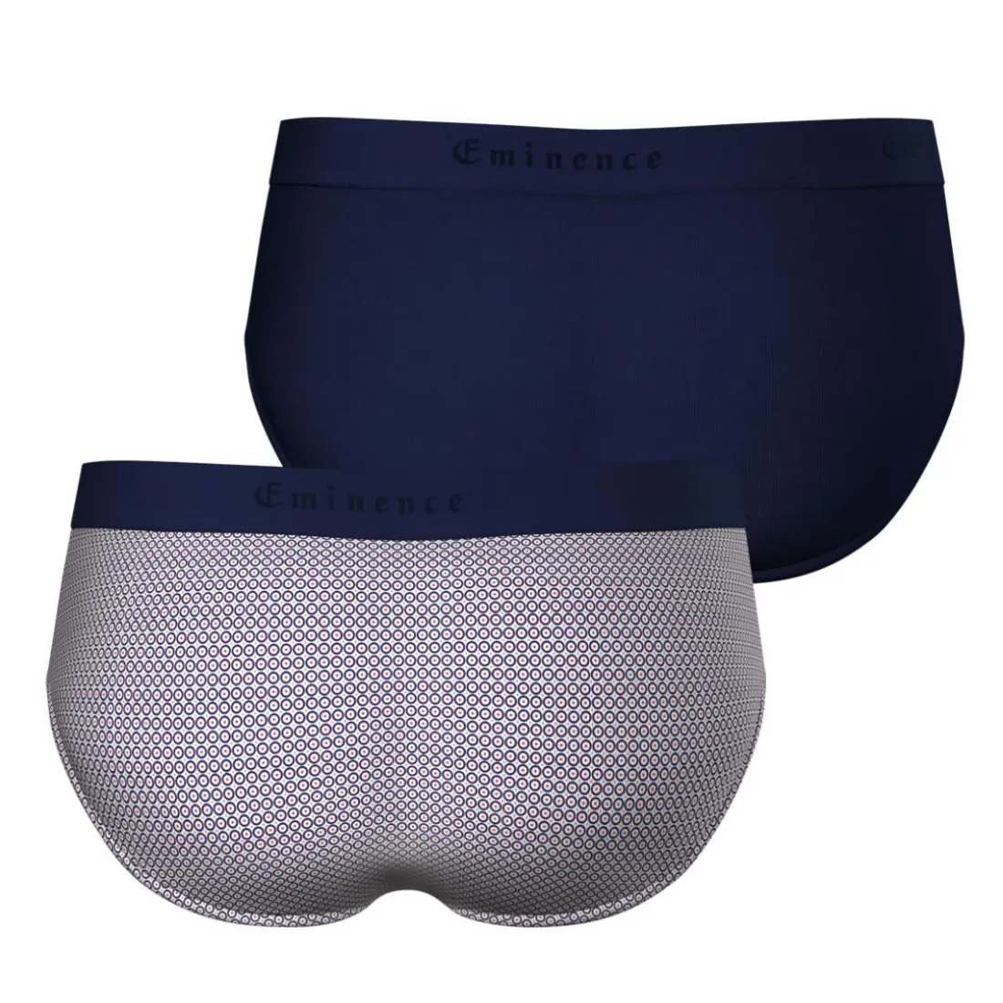 Lot de 2 slips homme Faits en France Eminence bleu noir