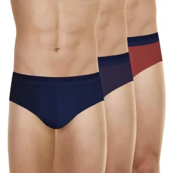 Lot de 3 slips homme Studio Eminence bleu en coton