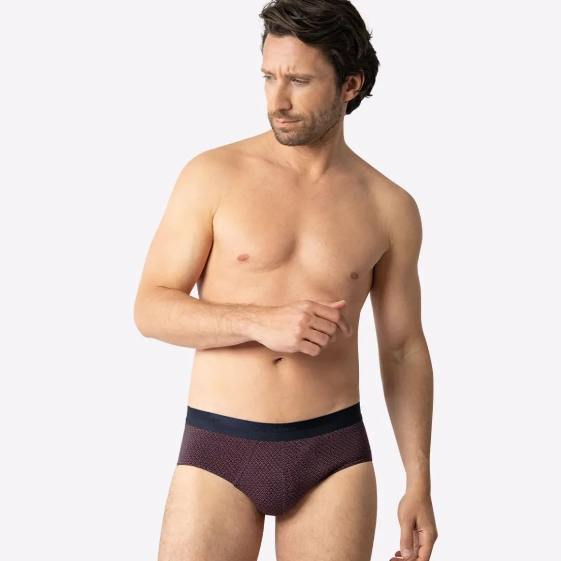 Lot de 3 slips homme Studio Eminence bleu en coton