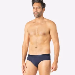 Lot de 3 slips homme Studio Eminence bleu en coton