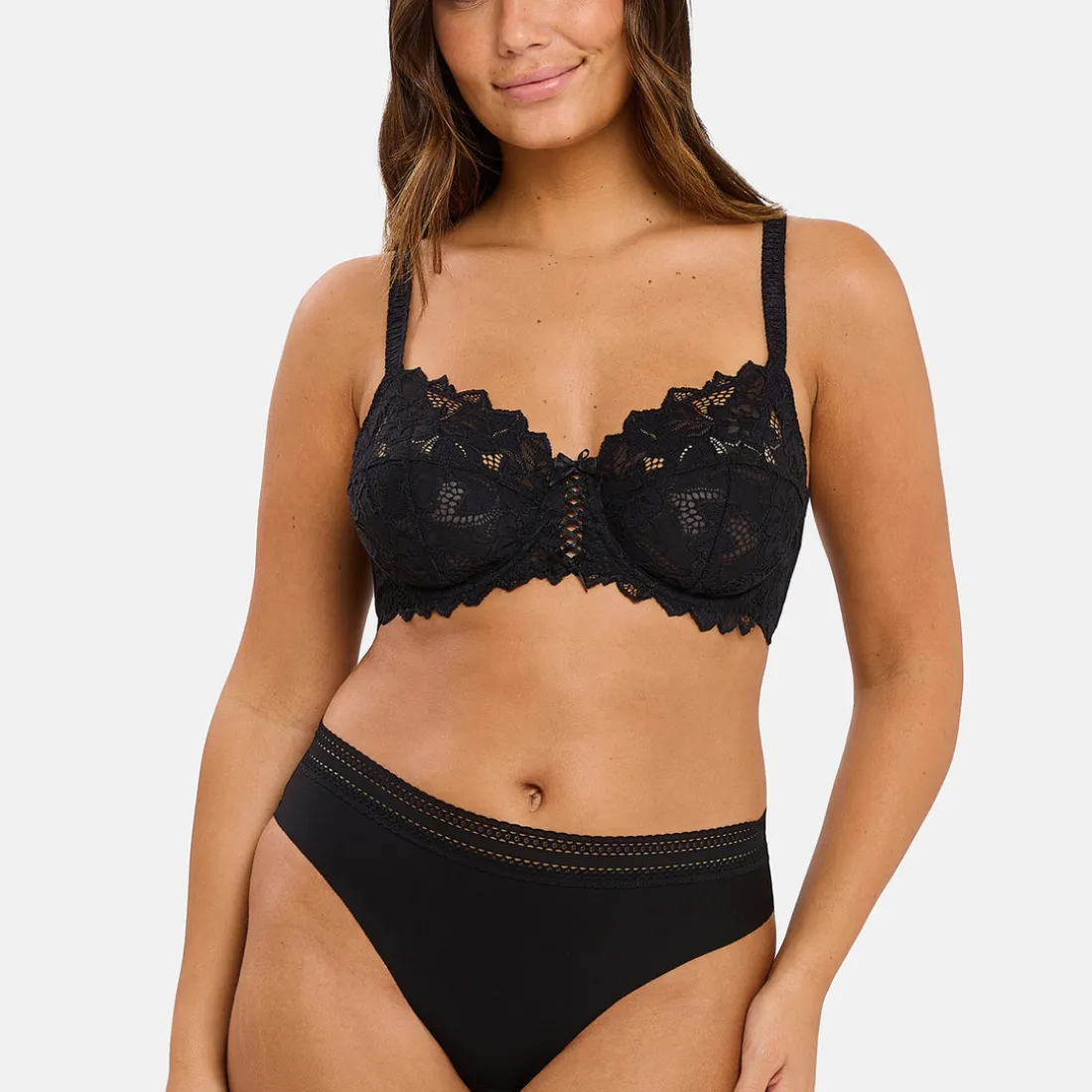 Lot de 2 slips Invisible coton - Noir