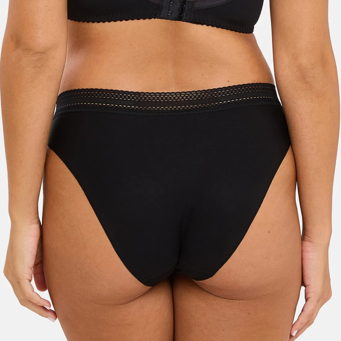 Lot de 2 slips Invisible coton - Noir