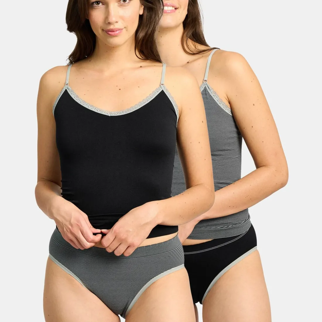 Lot de 2 Slips Noir