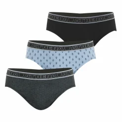 Lot de 3 slips Tonic noir en coton pour homme