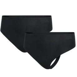 Lot de 2 Strings femme Micro Flex Adidas noir