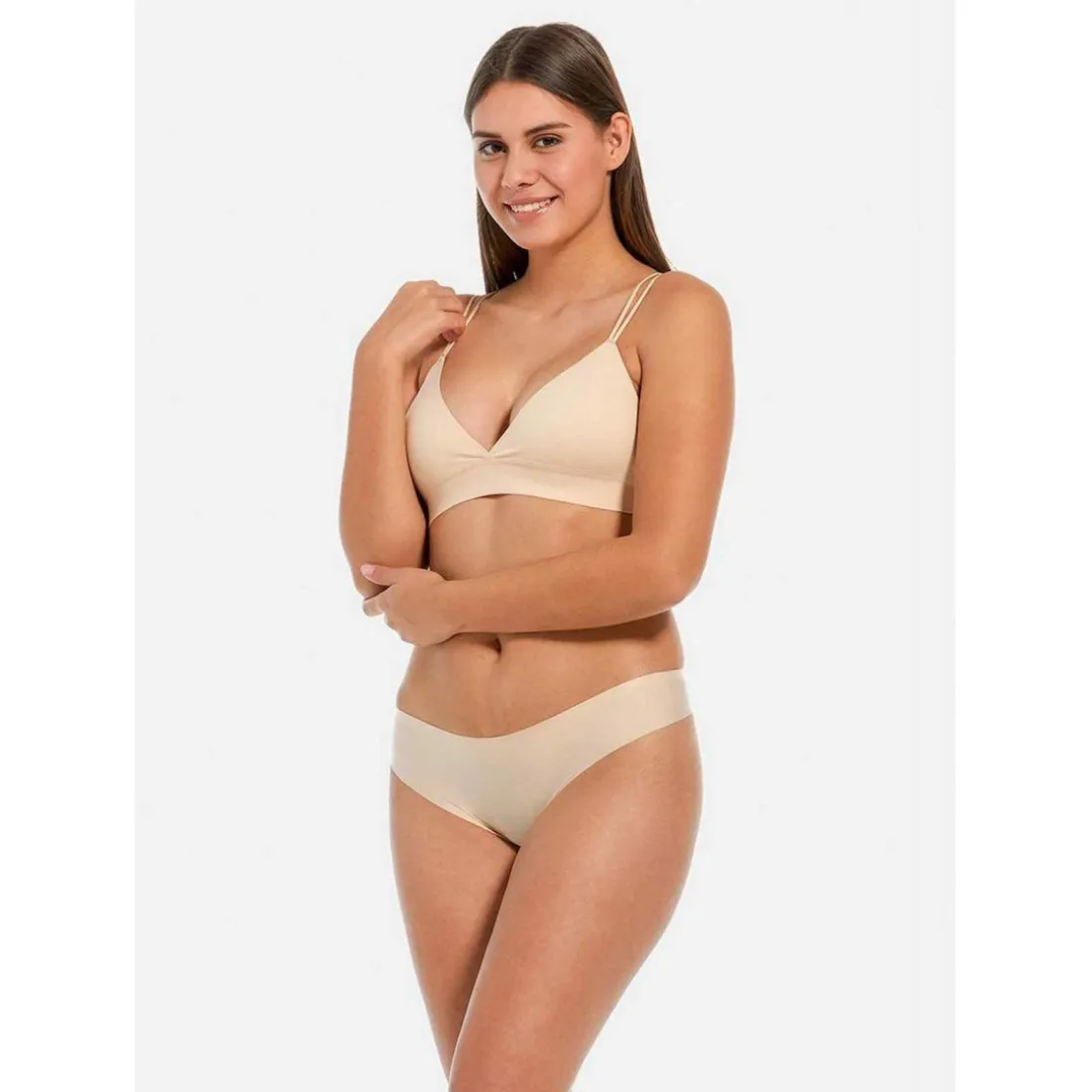 Lot de 2 Strings Invisibles beige Magic Bodyfashion