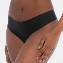 Lot de 2 Strings Invisibles noir Magic Bodyfashion