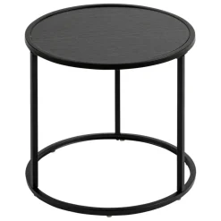 Lot de 3 tables d'appoint Noan noir