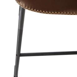 lot de 2 Tabourets de bar marron