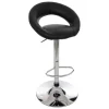 Lot de 2 tabourets de bar noirs