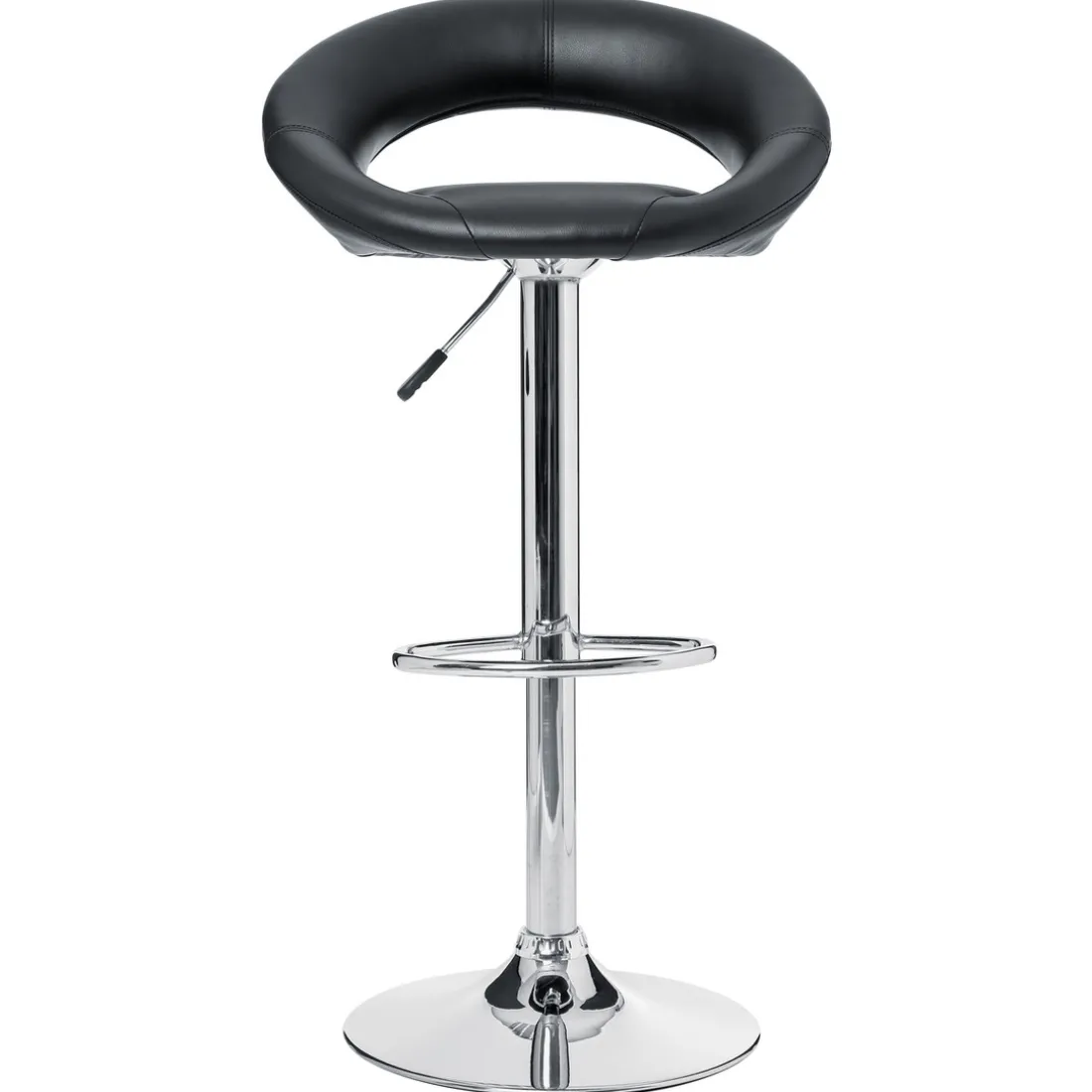 Lot de 2 tabourets de bar noirs