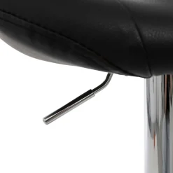 Lot de 2 tabourets de bar noirs