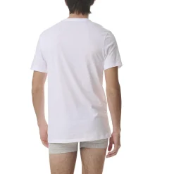 Lot de 3 tee-shirts col V homme Active Core Cotton Adidasport blanc en coton