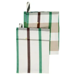Lot de 2 torchons ARCHIE Gazon 70 x 50